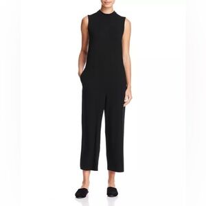 Eileen Fisher Mock Neck Cropped Jumpsuit